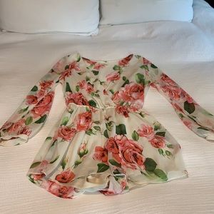 Floral Romper